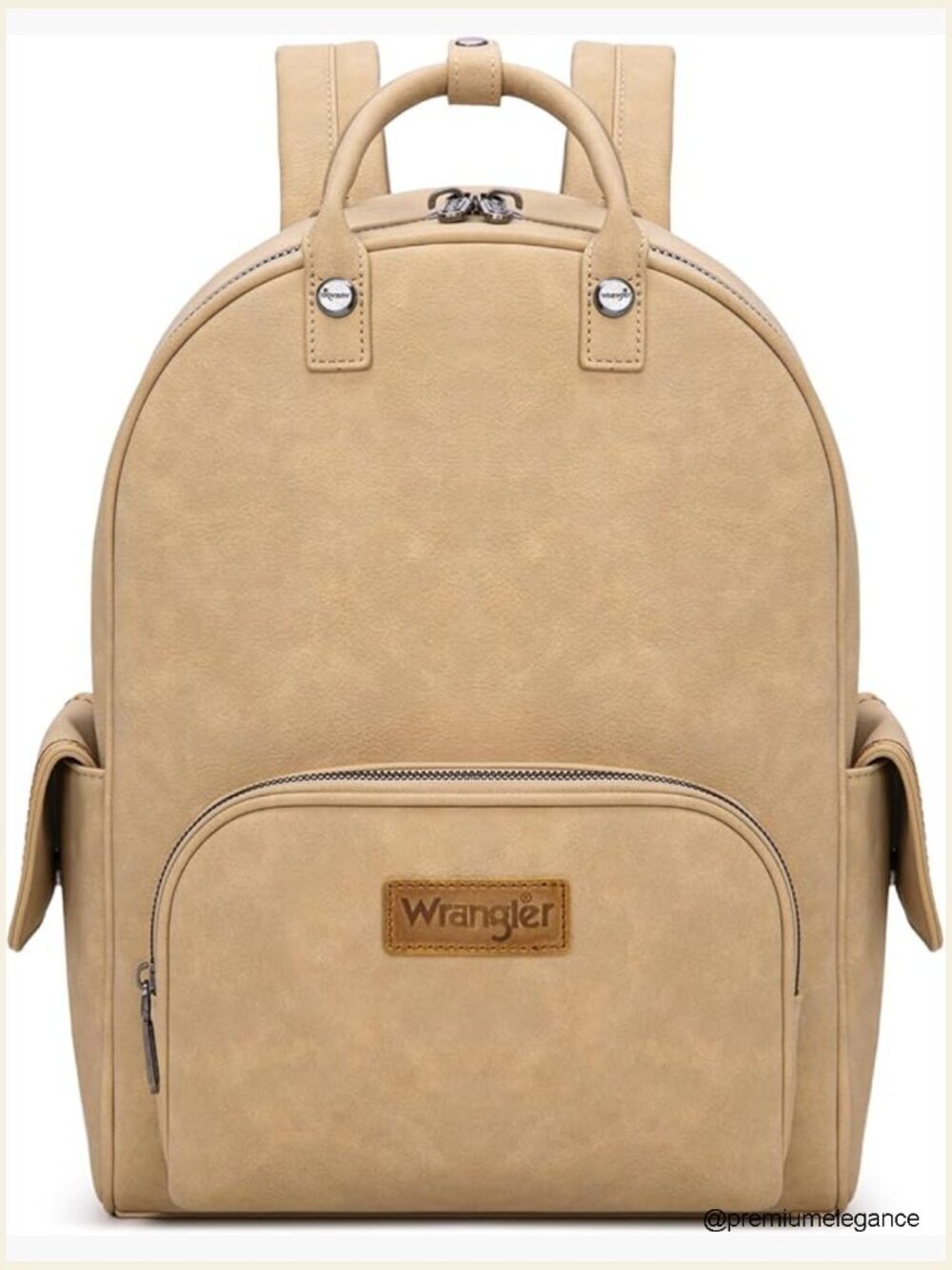 Wrangler Backpack Purse - Faux Leather Convertible Handbag
